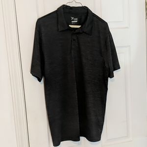 Dry Fit Black Polo